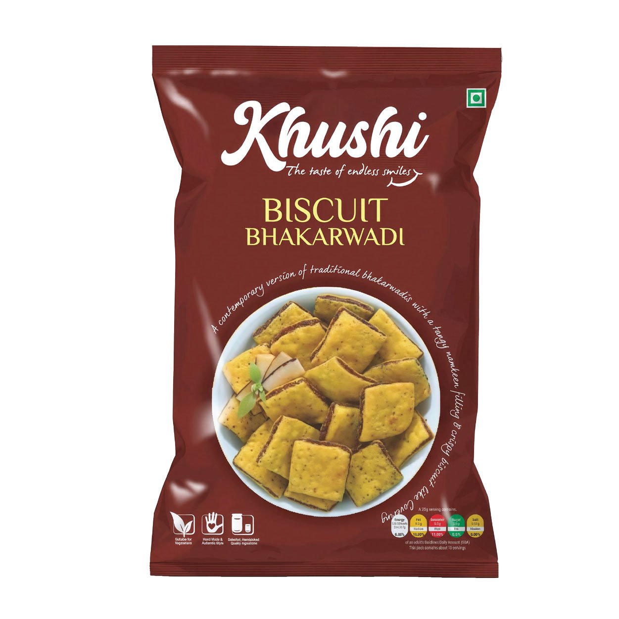 Biscuit-Bhakarwadi KHUSHI Biscuit Bhakarwadi 180gms (20ctn) - Image 1