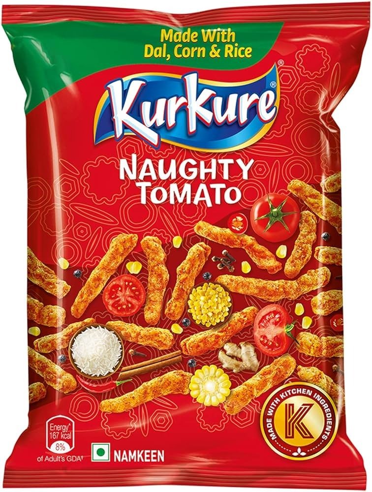 KURKURE NAUGHTY TOMATO KURKURE NAUGHTY TOMATO 68gms (80ctn) - Image 1