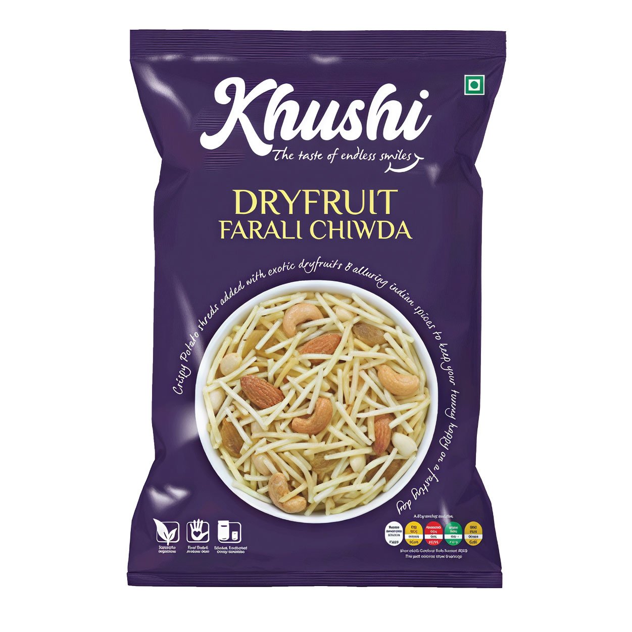 Khushi-Dryfruit-Farali-Chiwda KHUSHI Dryfruit Farali Chiwda 180gms (20ctn) - Image 1